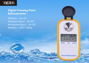 China Freezing Point Pocket Digital Refractometer For Car Battery -40°C-0°C Temp Range on sale