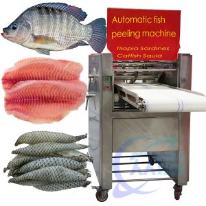 Buy cheap 750W Practical Fish Skinning Machine Multiscene For Squid Peeling product