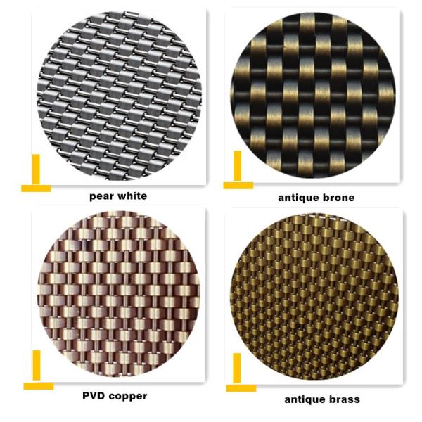 Gateway Mesh Architectural Wire Mesh , Elevator Cabs Fashioned Wire Mesh