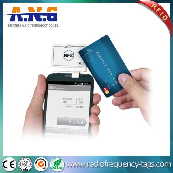 Android, Iphone Device Rfid Long Range Reader 10mA Supply Current Rfid Reader