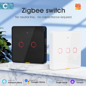 Tuya Zigbee Smart Light Switch – No Neutral Wire, No Capacitor Needed, 100-250V,