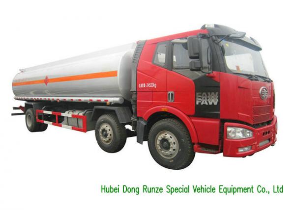 Quality FAW 18000L Liquid Tank Truck / Diesel Fuel Delivery Trucks With Dispenser for sale