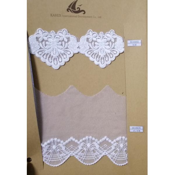 Polyester Guipure Lace Trims With Heart Pattern Multiapplication