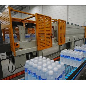 Customized Model Industrial Shrink Wrapping Machine For Bottled Water