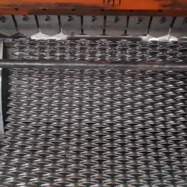 Powder Coated Aluminum Expanded Metal Mesh 1.2x2.4m