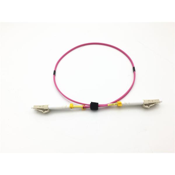 OM4 50/125 LC To LC Duplex 2.0mm Multimode Fiber Optic Cable
