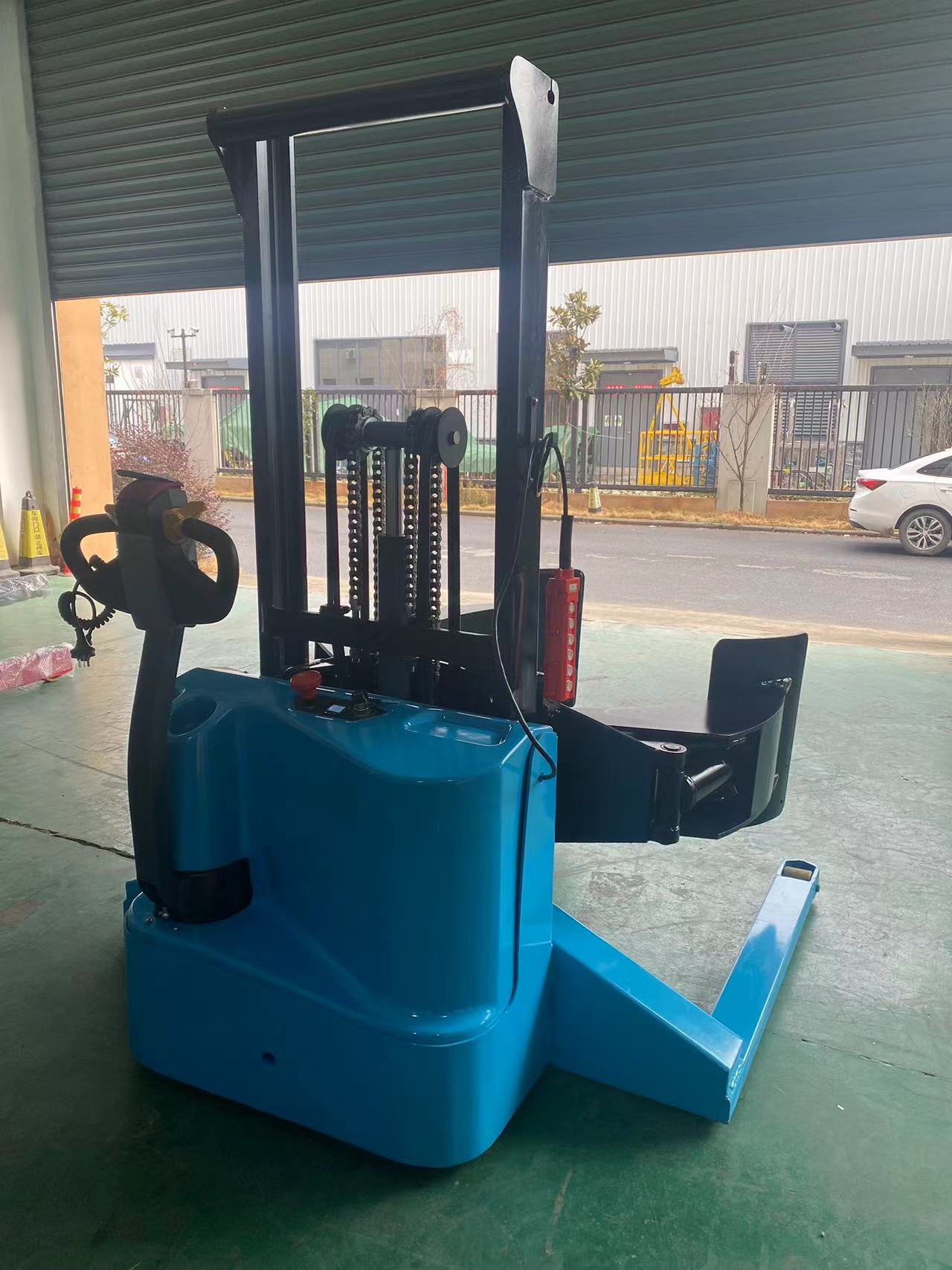 Paper Roll Forklift Paper Roll Lifter Rotation 90 Degree 180 Degree 360 Degree Electric Forklifts