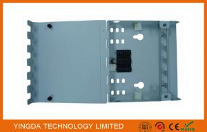 China FTTx Mini 6 Port Fiber Optic Termination Box Flip Cover , Fiber Optic Joint Box on sale