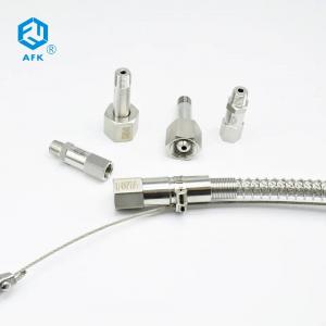 Buy cheap Stainless Steel Braided High Pressure Gas Hose With Cable For Cylinder product