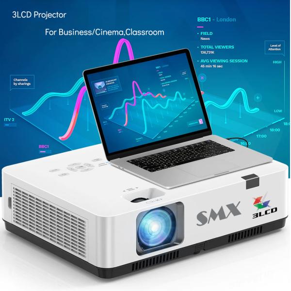3500 Lumen 3LCD Standard Multimedia Projector With Built In 10W Speaker