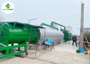 Buy cheap Horizontal Rotating 10 Ton Waste Tyre Pyrolysis Plant Automated product