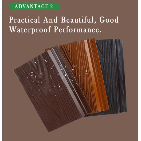 Interior Fluted Wpc Wall Panel with Customized Color Exterior Covering S Exterior Pvc