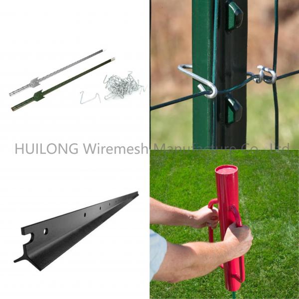 HUILONG Hinge Joint Wire Mesh , Farming Fencing Galvanised Wire Height 100CM