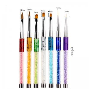 Buy cheap Macaron Nylon Nail Painting Brush Crystal Uv Gel Rhinestones Nail Drill Pen product