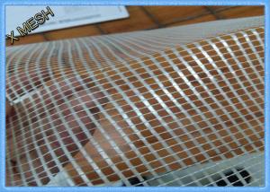 China White Yellow 5*5 Mosaic White Fiberglass Mesh 160g Alkali Resistant Fit Plastering on sale