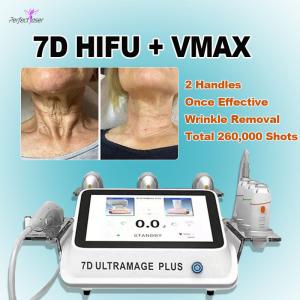 Buy cheap 7D 2 In 1 HIFU Face Lifting Machine Vmax Ultramage Face Skin Tightening Machine product