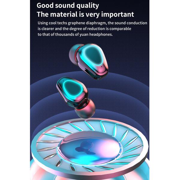 AVRCP Mini Bluetooth Earbuds HFP 50mAh Noise Reduction Earphone For Phone