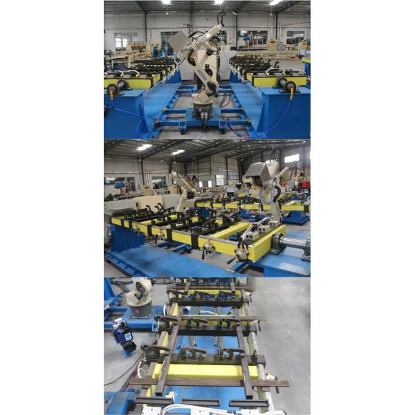 6- Axis Industrial Robotic Welding Machine , Iron Storage Rack Automatic Mig Welder