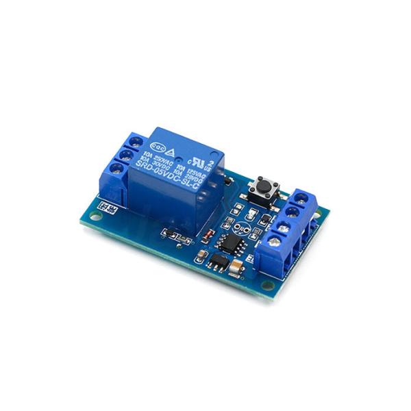 One Key Start Stop Self Lock 5V / 12V Bistable Relay Module For Arduino