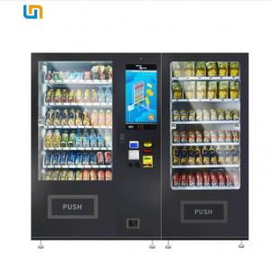 Buy cheap Large Capacity Combo Snacks Drink Vending Machine With Double Tempered Glass Door product