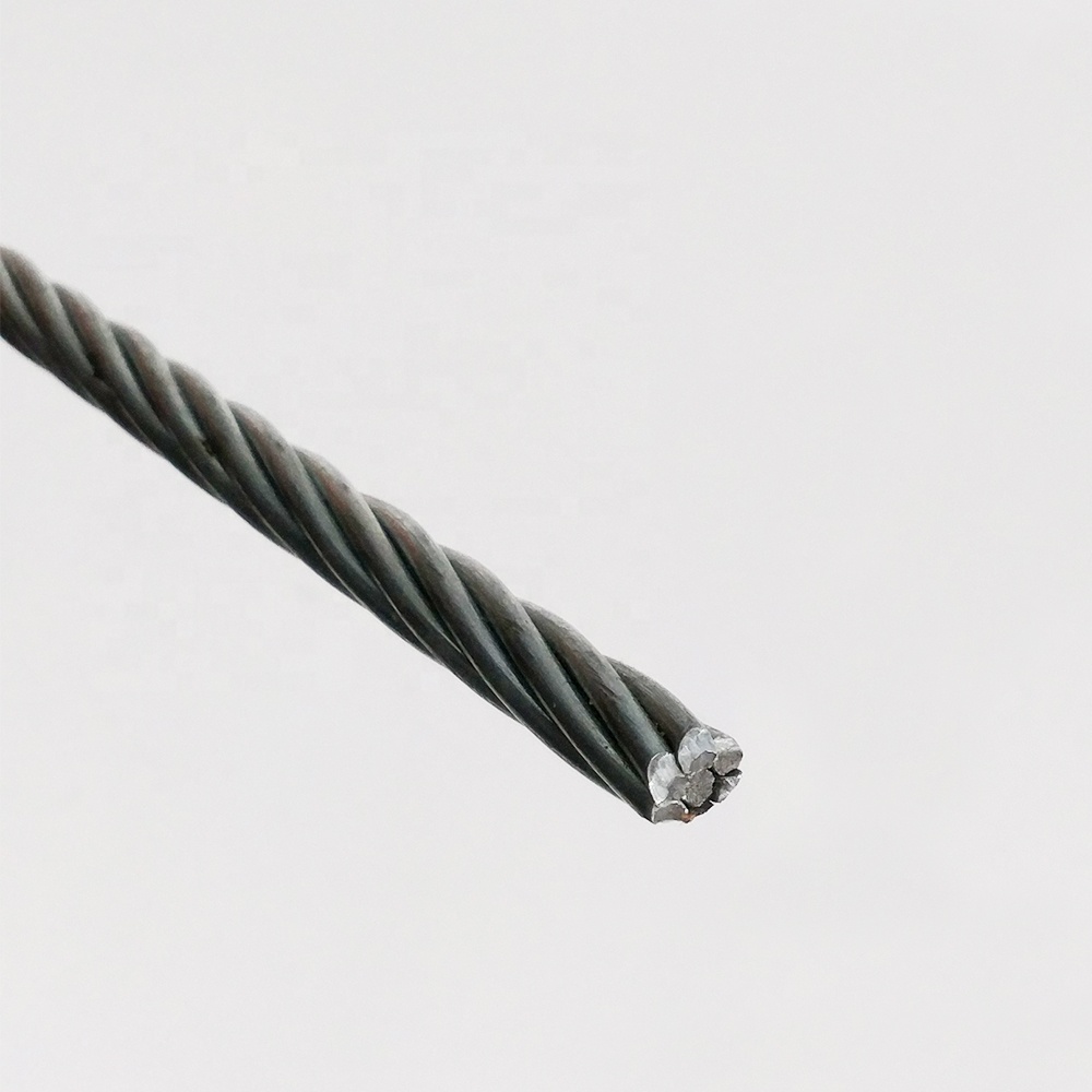 1/8" to 5/8" ASTM A 475 Standard Stay Wire 1x19/1x7 Galvanized Steel Wire Strand for Construction Materials and Projects