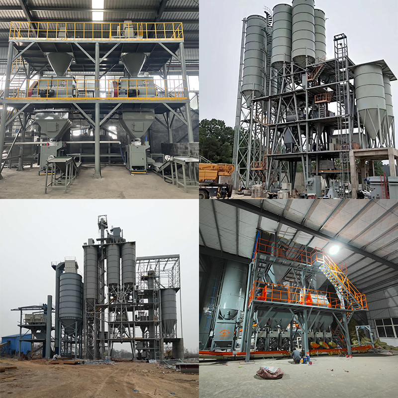 Tile Adhesive Plaster Mortar Making Machine Precision Batching