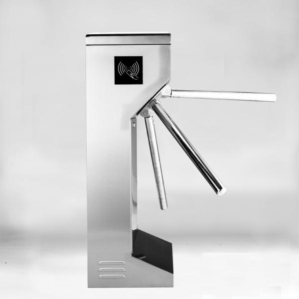 RS485 Vertical Tripod Turnstile Gate Working Environment Indoors Or Outdoors With Shed