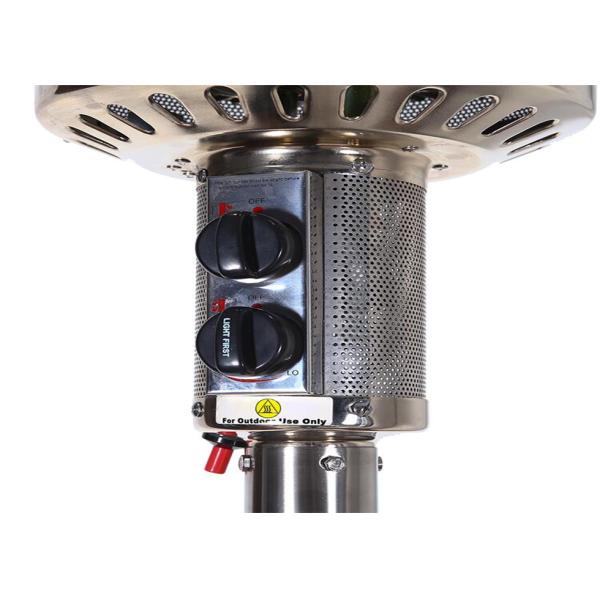 Factory price Stainless Steel Silver Gas Real Flame Flexible Patio Mushroom Heater