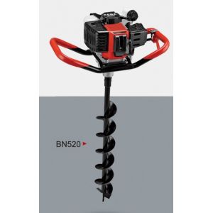 China Gasoline Powered Hand Held Hole Digger 52CC Displacement Single Cylinder on sale