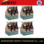 Promotion Cardboard Cardboard Wine Box For Bottles Six Number Recyclable