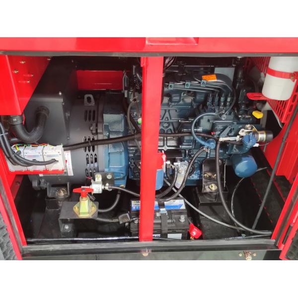 Kubota 15kw 415V Water Cooled Portable Diesel Generator V2203