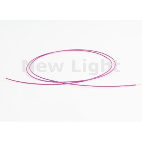 Purple Color Simplex Fiber Optic Cable Single Mode With Fiber Protection Sleeve