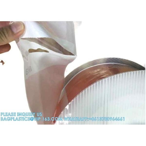 auto bagging Custom Logo Design Pre-Opened AutoBag On A Roll For Automatic Packaging Machine