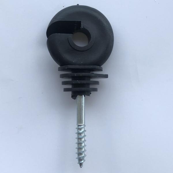 IST001 standard ring insulator Black Color Screw in ring insulator for electric fence electric fence insulator