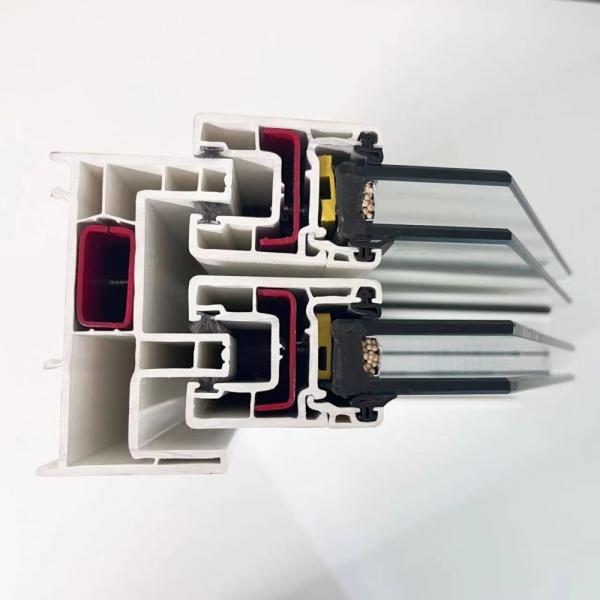 GKBM 88 UPVC Sliding Window Profiles For Interior And External