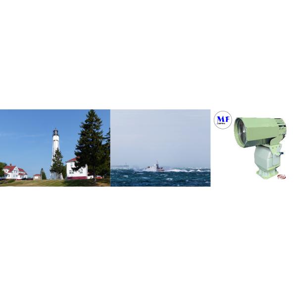 316L Stainless Steel LED Search Light with 160W IP66 Protection for Harsh Marine Environments