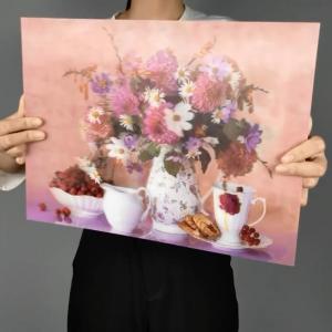 China PP 40X30cm 3D Lenticular Printing Wallpaper For Home Decoration on sale