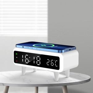 Buy cheap LED Display Qi Wireless Alarm Clock , Compatible Qi Enabled Wireless Charger product