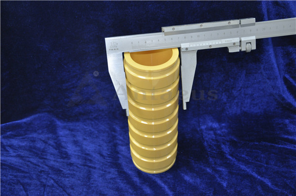 Buy cheap Yellow Machining Customized 99 Alumina Ceramic Parts For Industries product