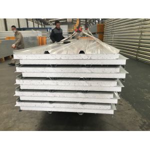 Buy cheap High Density Prefab House Foam Insulation EPS Sandwich Roof Panel product