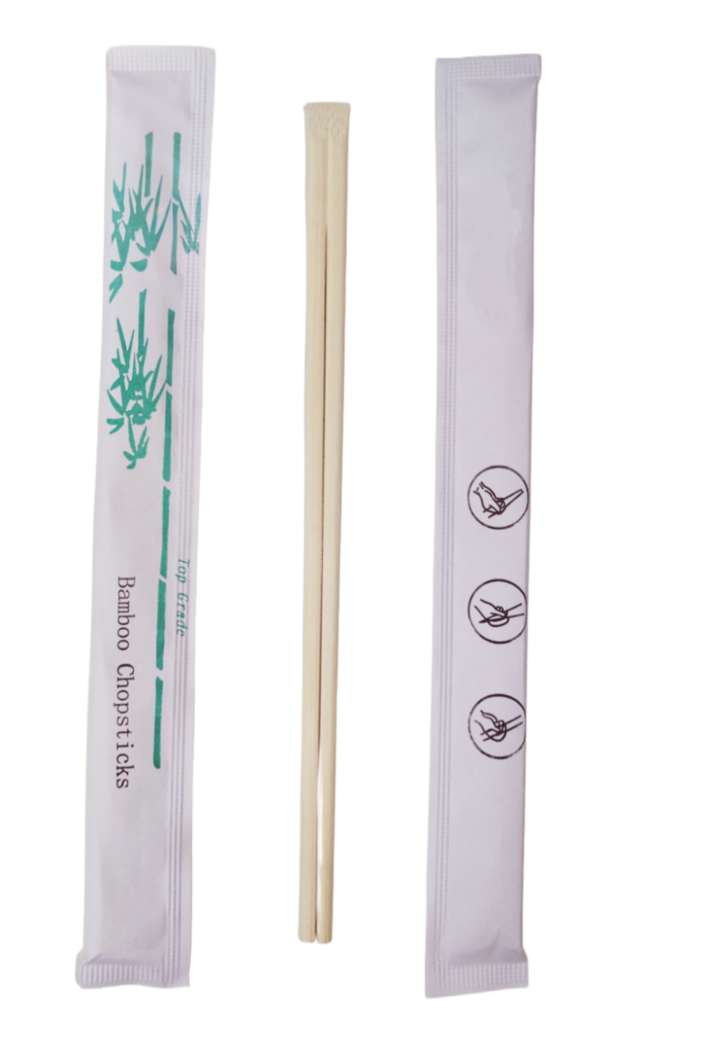 Wholesale delicate customize bamboo chopstick natural Round/Twin/Tensoge bamboo