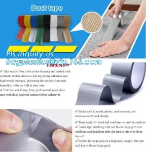 Buy cheap Heavy duty protection 70 mesh silver cloth duct tape for duct wrapping250mic 2&quot;x30 yards white double sided Carpet tape, product