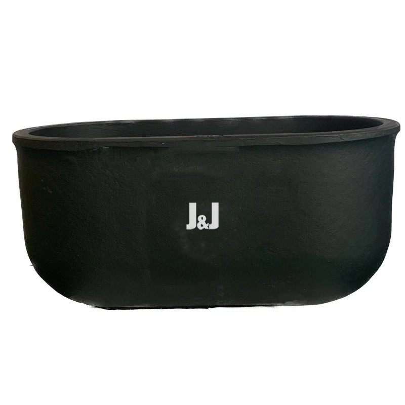 Industrial Metal Melting Crucible , Silicon Carbide Graphite Casting Crucible