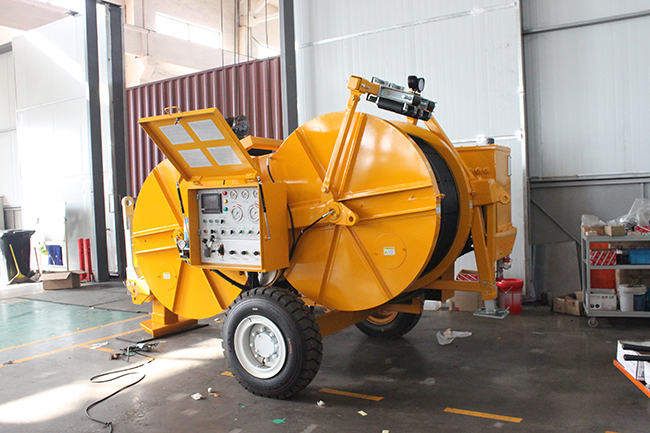 Transmission Line Stringing Equipment Pulling Type 2x35KN Electric Cable Tensioner