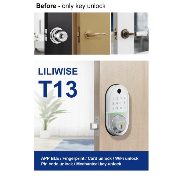 Electronic Digital Deadbolt Smart Lock APP Management System