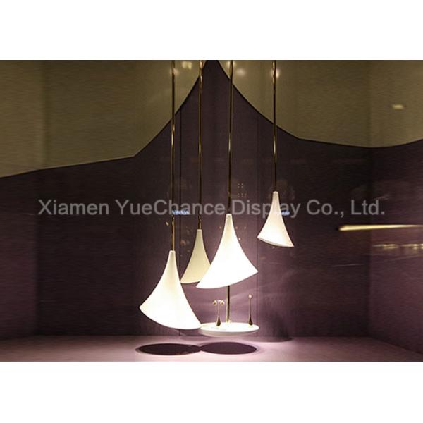 Modern Style Standing Display Rack Bespoke Size Design With Irregular Shape