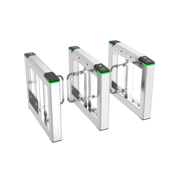 SUS304 Face Recognition Swing Barrier Turnstile 30 People/Min Automatic