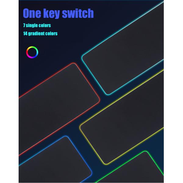 Electric Charger Multifunction Desktop Gaming Computer Custom Logo Waterproof Wireless Charging Mouse Pad 12V/1.25A