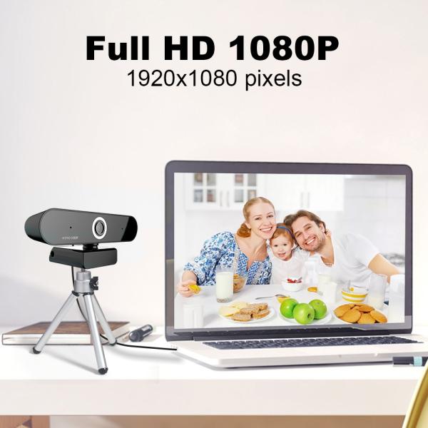 USB Webcam Camera with Microphone for Video Conferencing, Recording, and Streaming