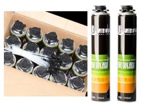 Buy cheap B2 Fire Rated Expanding Foam 750ml Silicone Glue Solvent product